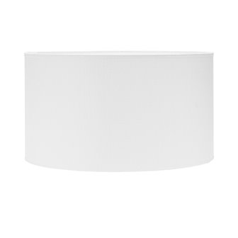Duży abażur do lampy biały cylindryczny Sara 55cm